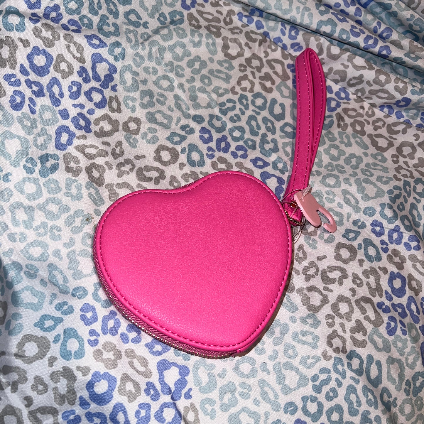 New Pink Juicy Couture Royal Wallet Clutch Coin Purse Card Holder Heart Wristlet