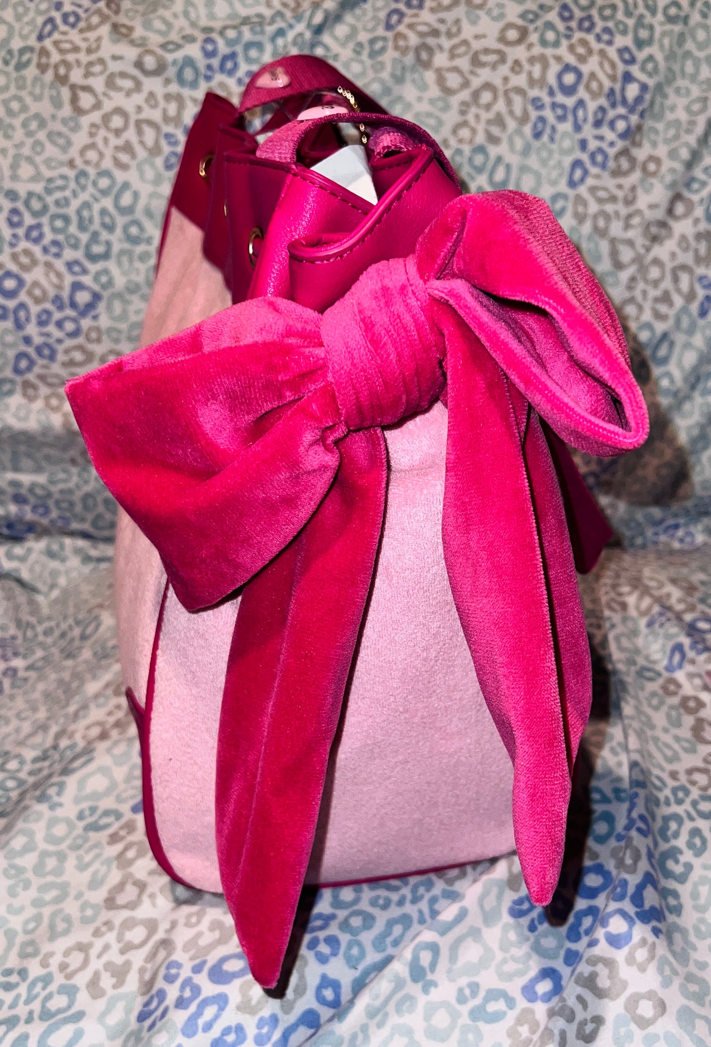 New Pink Juicy Couture Purse Daydreamer Tote Bag Ice Cream Charm Handbag NWT