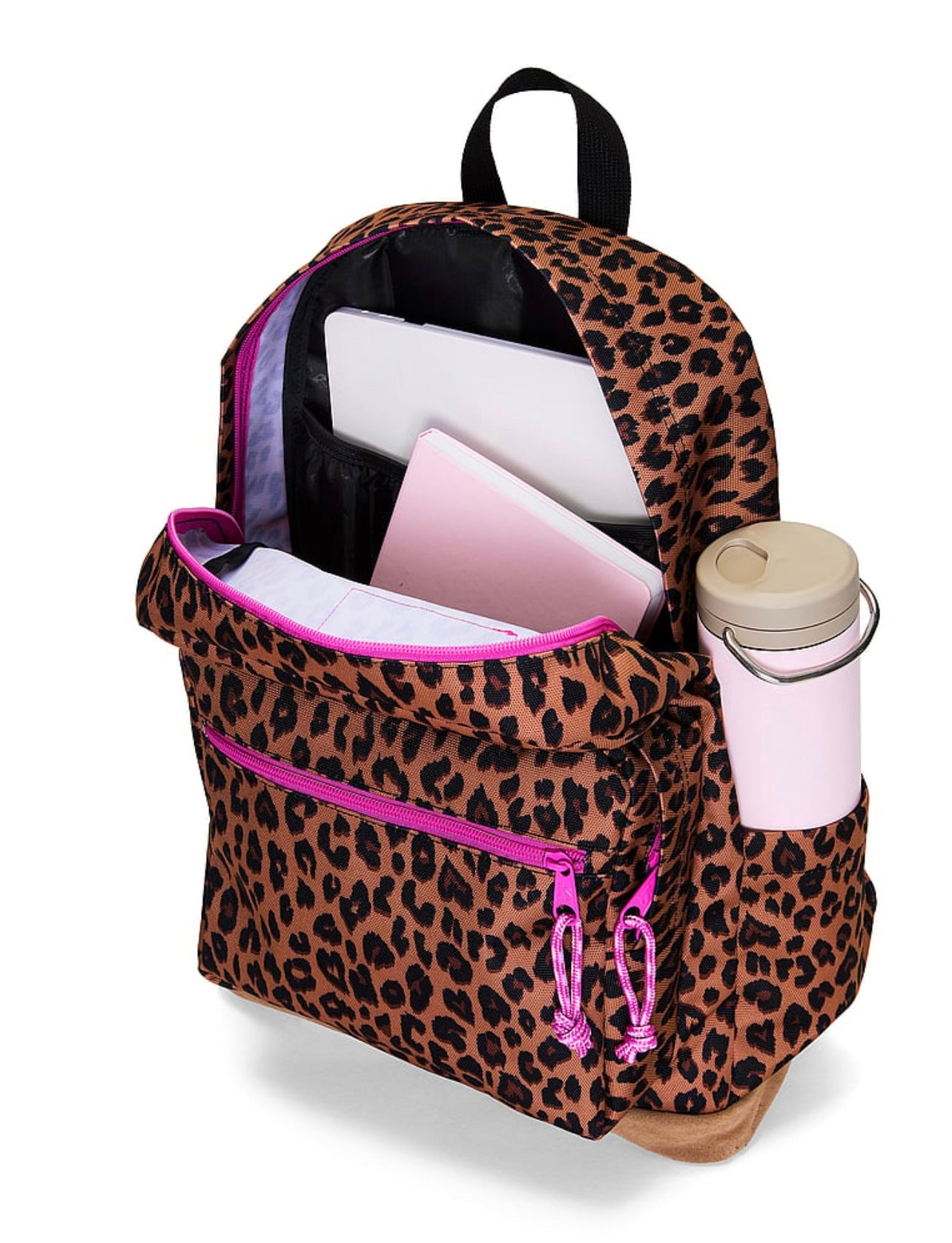 New Victoria’s Secret PINK x Jansport Right Backpack School Bag Leopard Cheetah