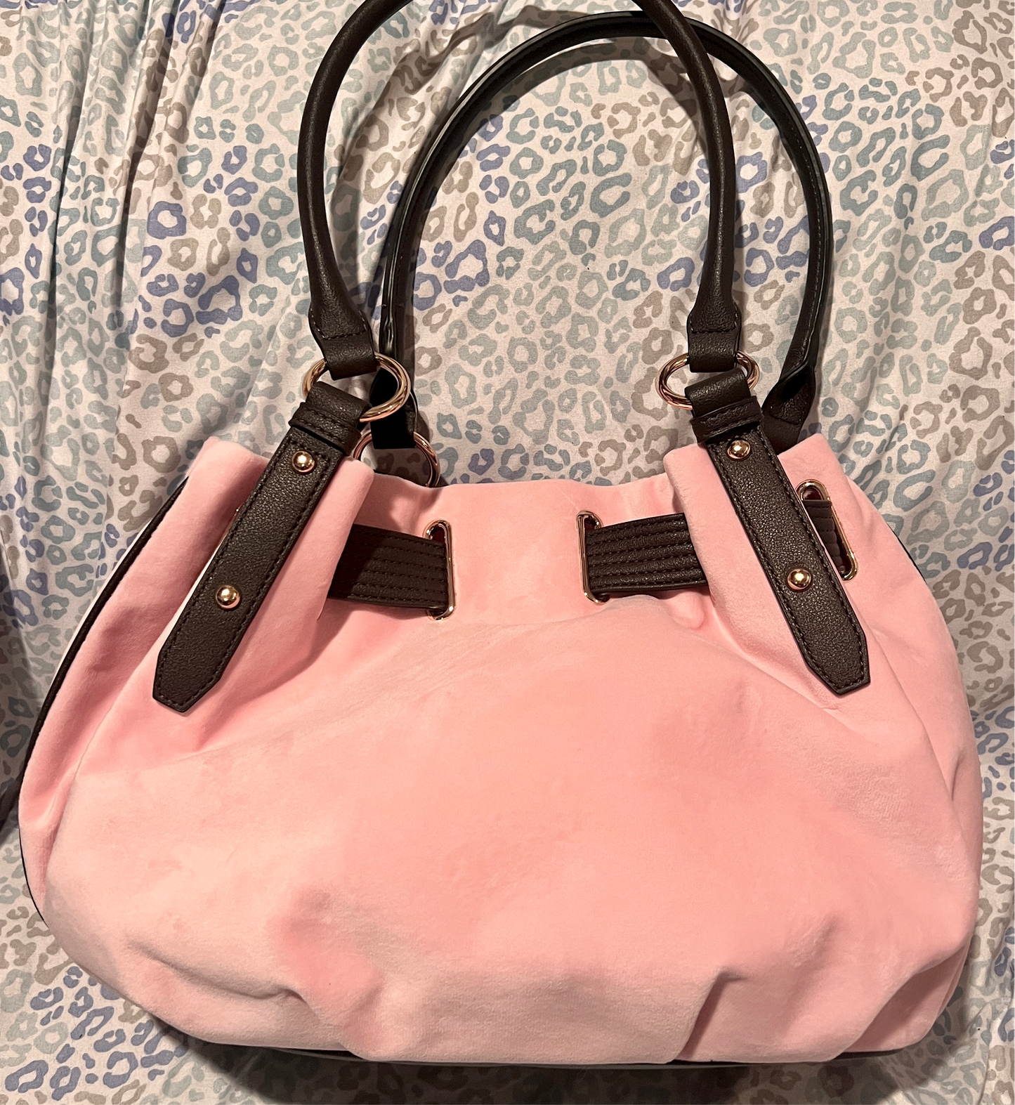 New Pink Juicy Couture Tote Bag Velvet Viral