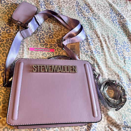 New Purple Steve Madden Purse Bag Satchel Bevelyn NWT Viral TikTok MSRP $98