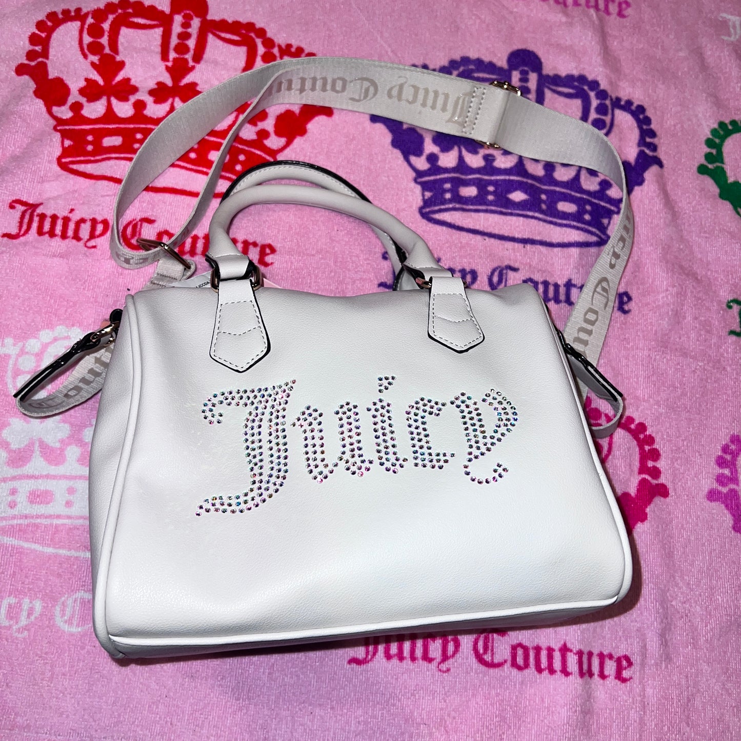 New White Juicy Couture Purse Bowler Bag Handbag Be Classic Satchel MSRP $99