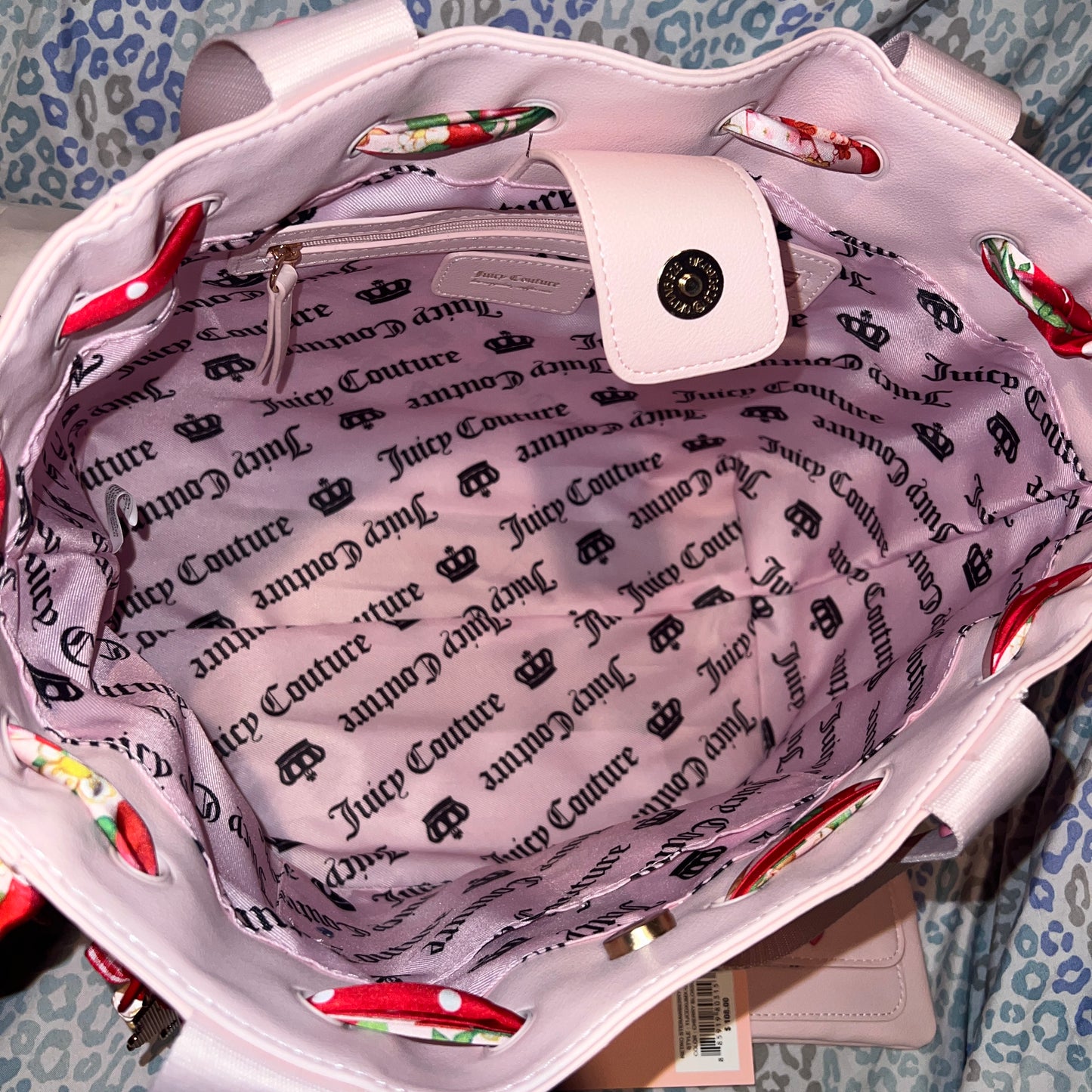 New Pink Juicy Couture Purse Strawberry Shortcake Custom Daydreamer Tote Bag