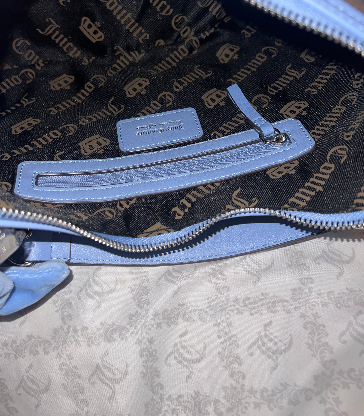 New Blue Brown Juicy Couture Bag Purse Juicy Princess Shoulder Bag Handbag
