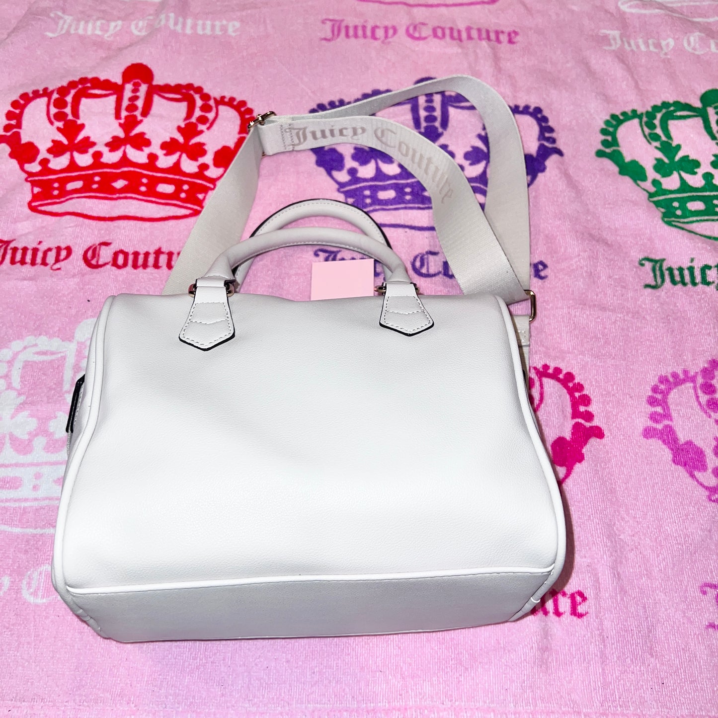 New White Juicy Couture Purse Bowler Bag Handbag Be Classic Satchel MSRP $99