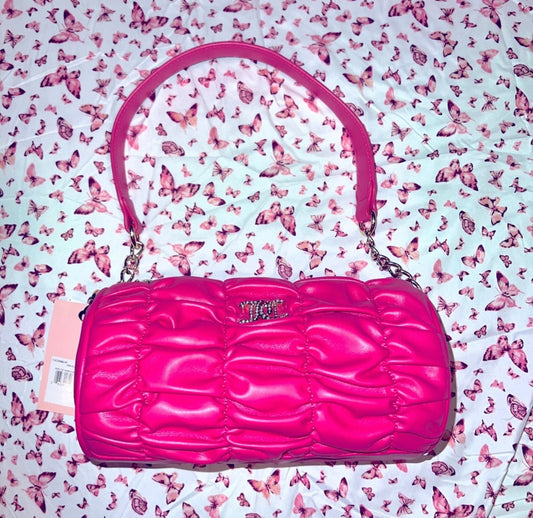 New Pink Juicy Couture Barrel Bag Purse Handbag Run The World MSRP $79