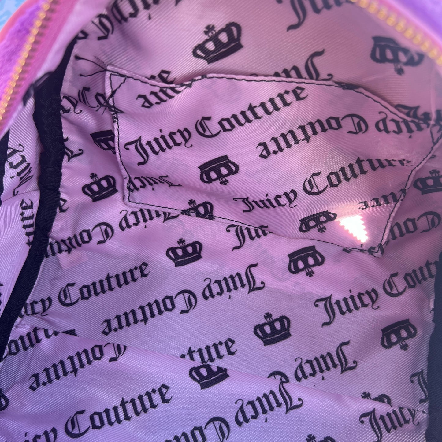 New Pink Purple Juicy Couture Purse Strawberry Satchel Bag Custom Dyed Handbag