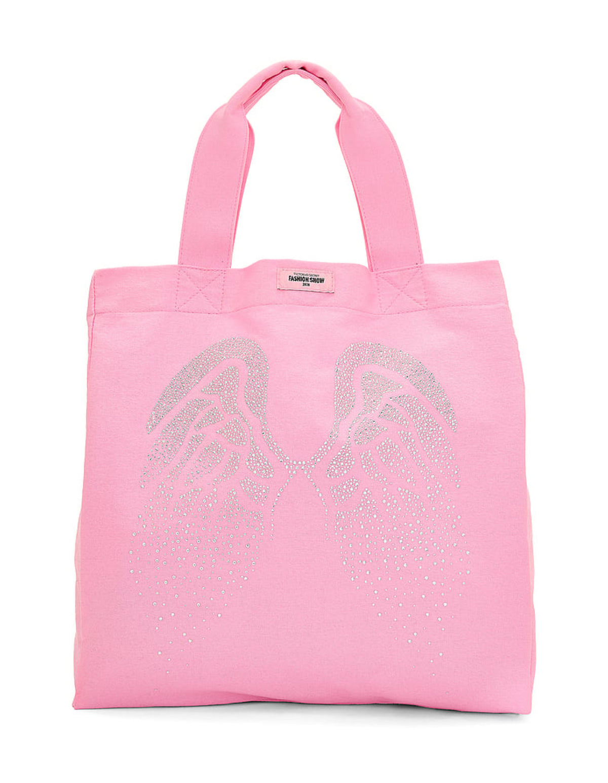 New Pink Victoria’s Secret Fashion Show 2026 Tote Bag Angel Wings Canvas Purse