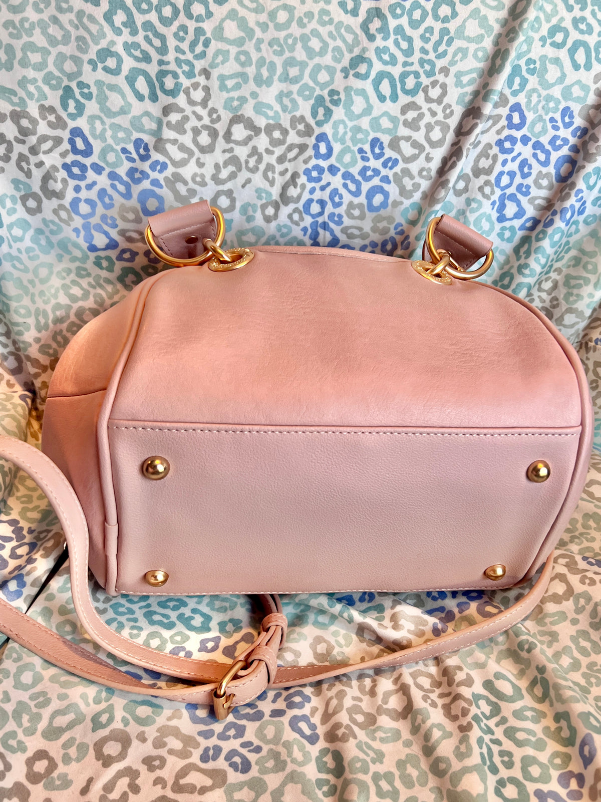 New Light Pink Juicy Couture Purse Satchel Bag Handbag Queen of Couture Bowler
