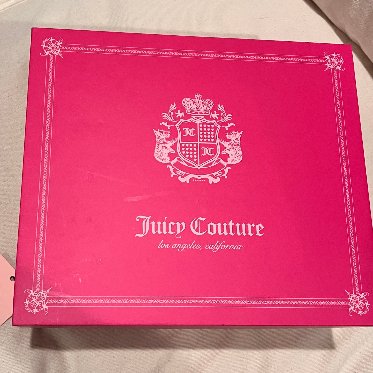 New Pink Juicy Couture Handbag Barrel Bag Heritage Purse Set of 2 Vintage Style