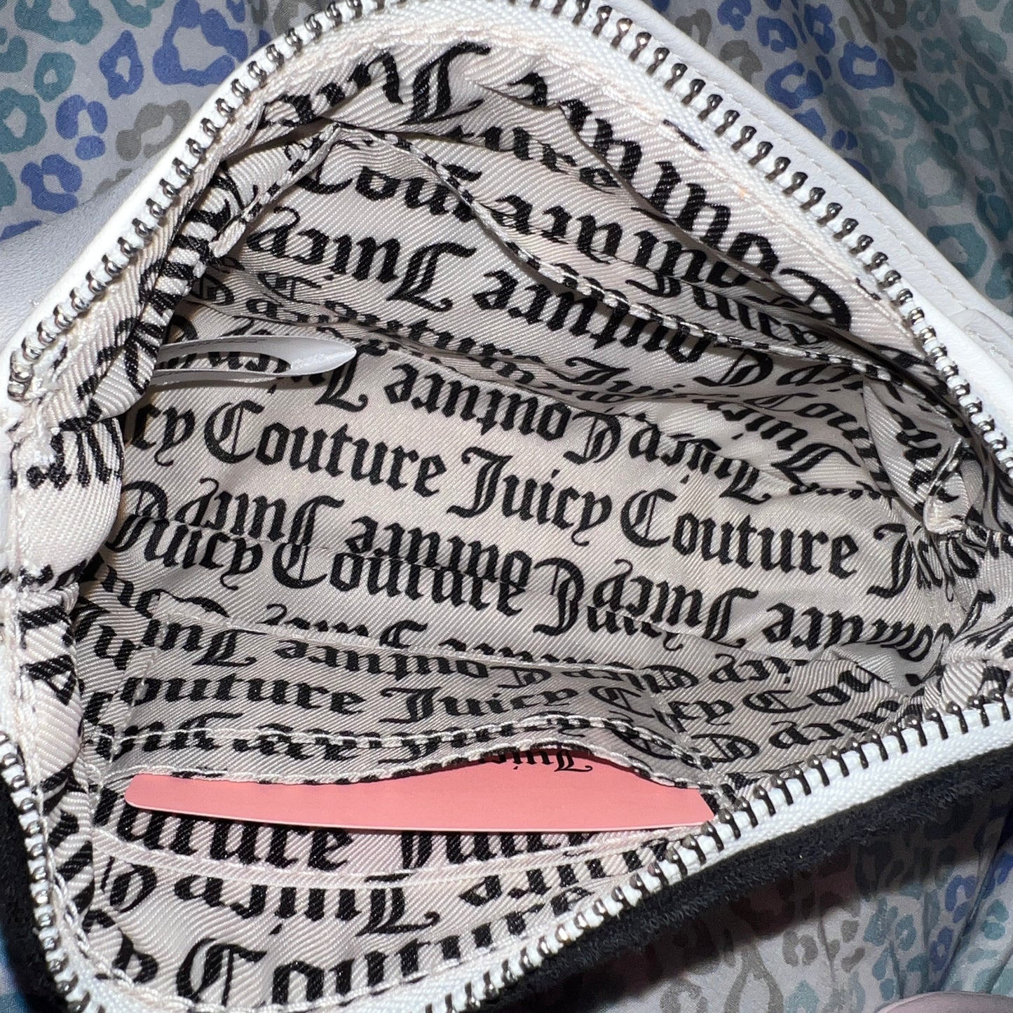 New Black Juicy Couture Wristlet Purse Clutch Bag Handbag Juicy Girls Rule