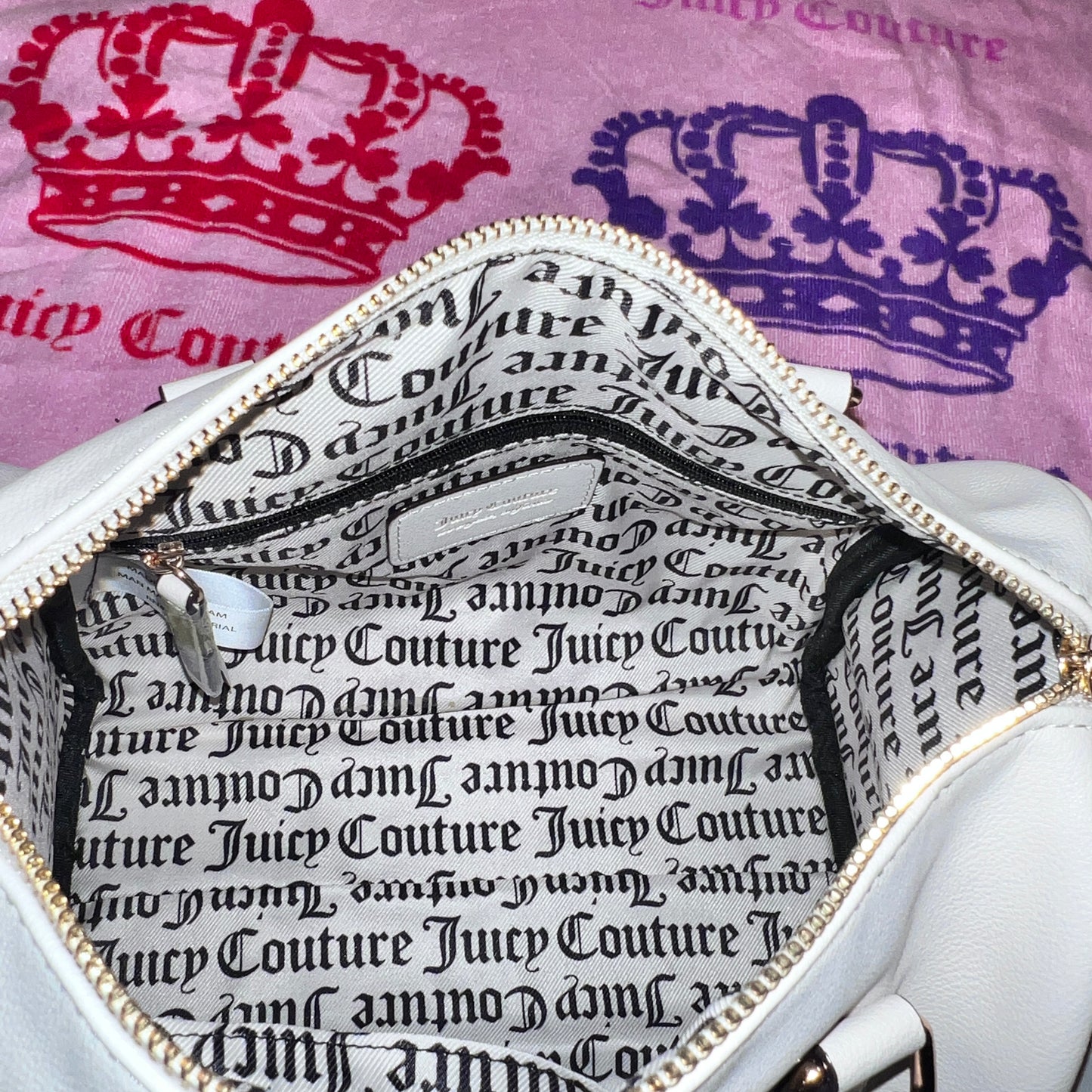 New White Juicy Couture Purse Bowler Bag Handbag Be Classic Satchel MSRP $99