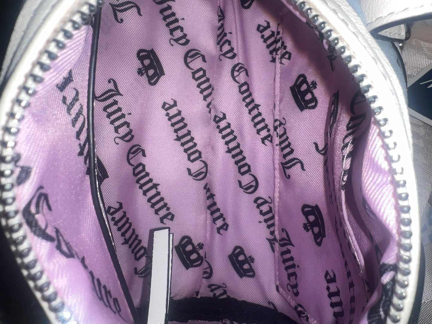 New Blue Choose Juicy Couture Purse Study In Style Barrel Bag Patch Work Velour