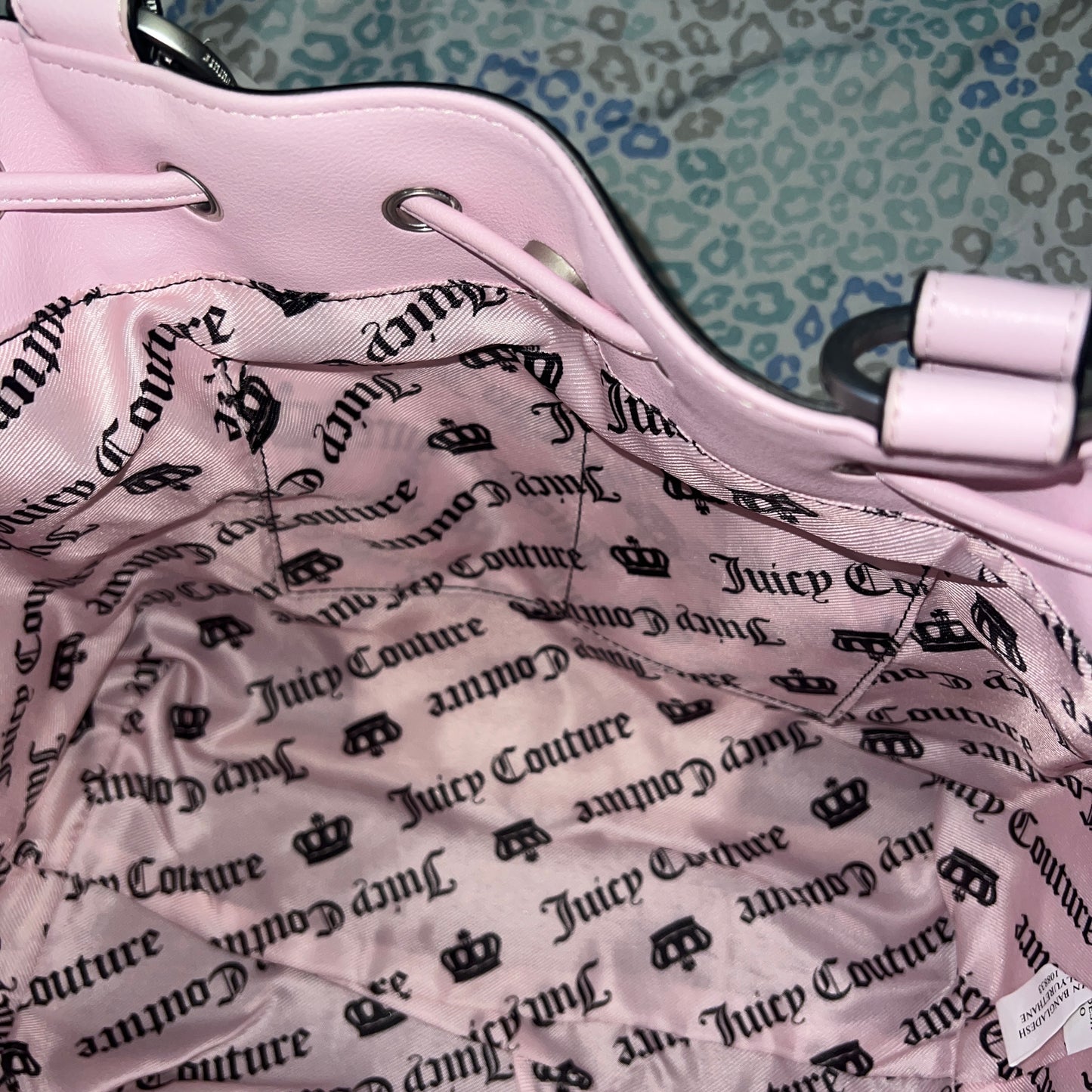 New Pink Juicy Couture Purse Daydreamer Tote Bag Handbag Y2K Style