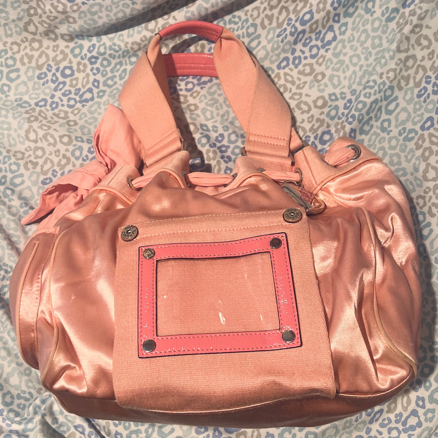 Vintage Pink Juicy Couture Purse Tote Bag Daydreamer Handbag Y2K