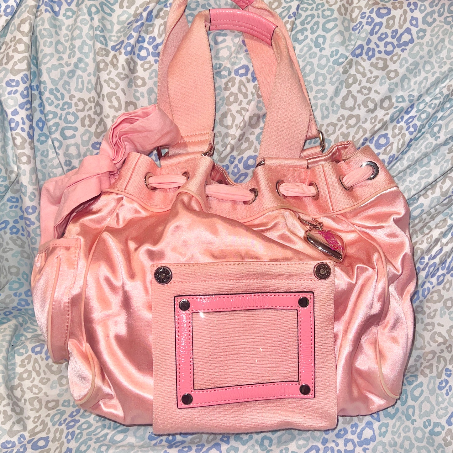 Vintage Pink Juicy Couture Purse Tote Bag Daydreamer Handbag Y2K