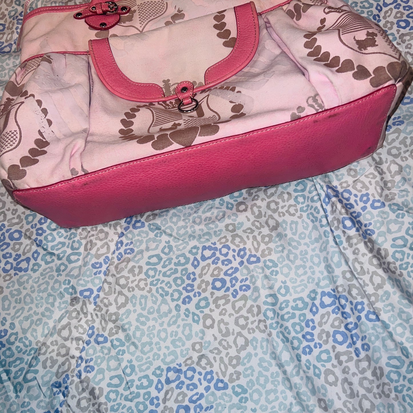 Vintage Pink Juicy Couture Purse Diaper Baby Bag Tote Handbag Y2K Changing Pad