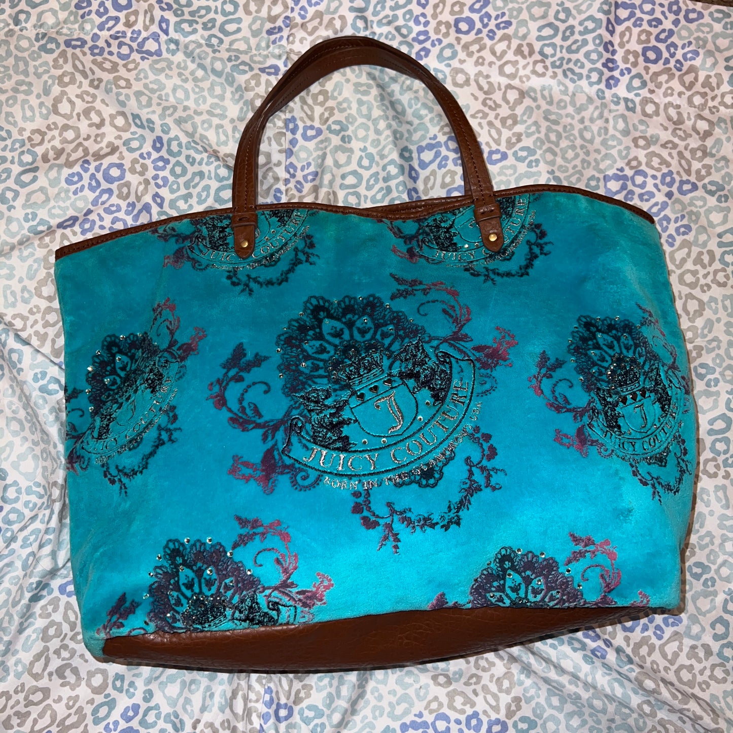 Blue Juicy Couture Purse Vintage