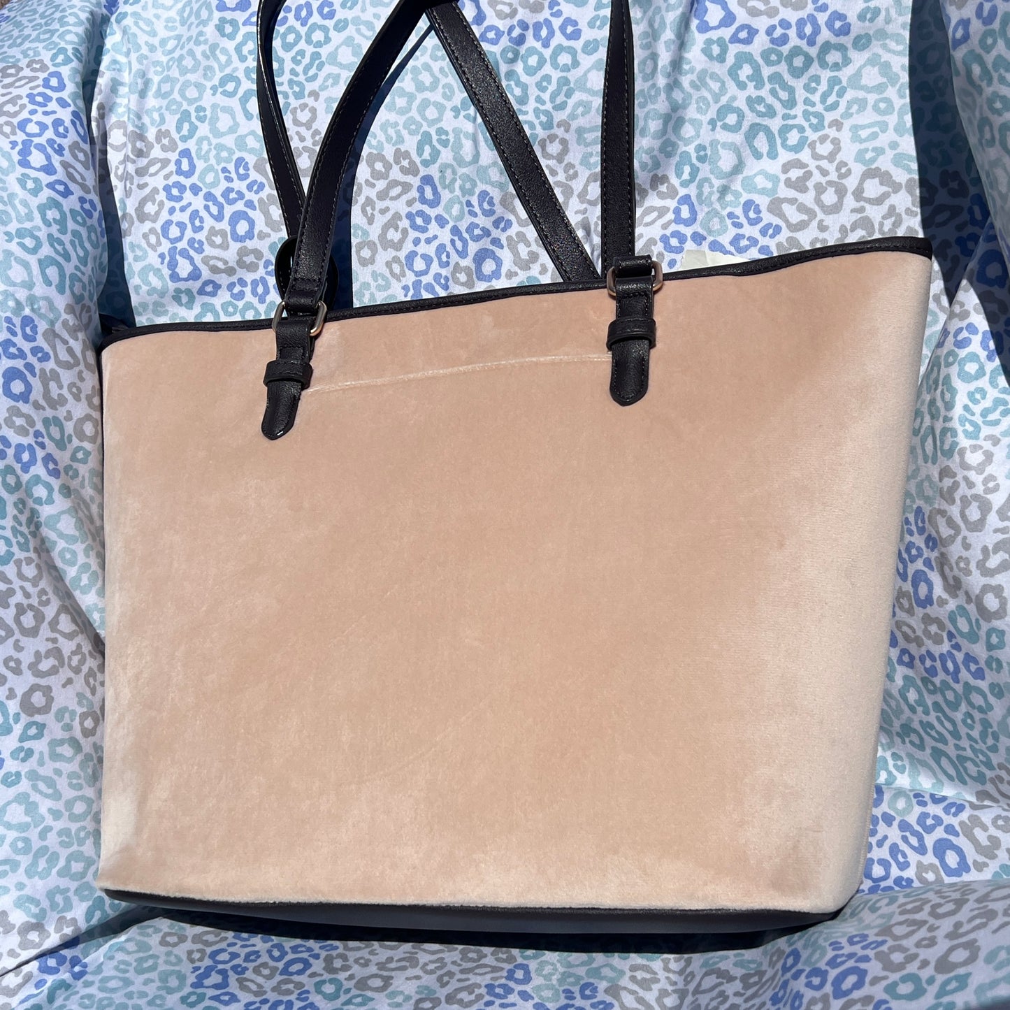 New Pink Juicy Couture Purse Large Velour Tote Bag NWOT