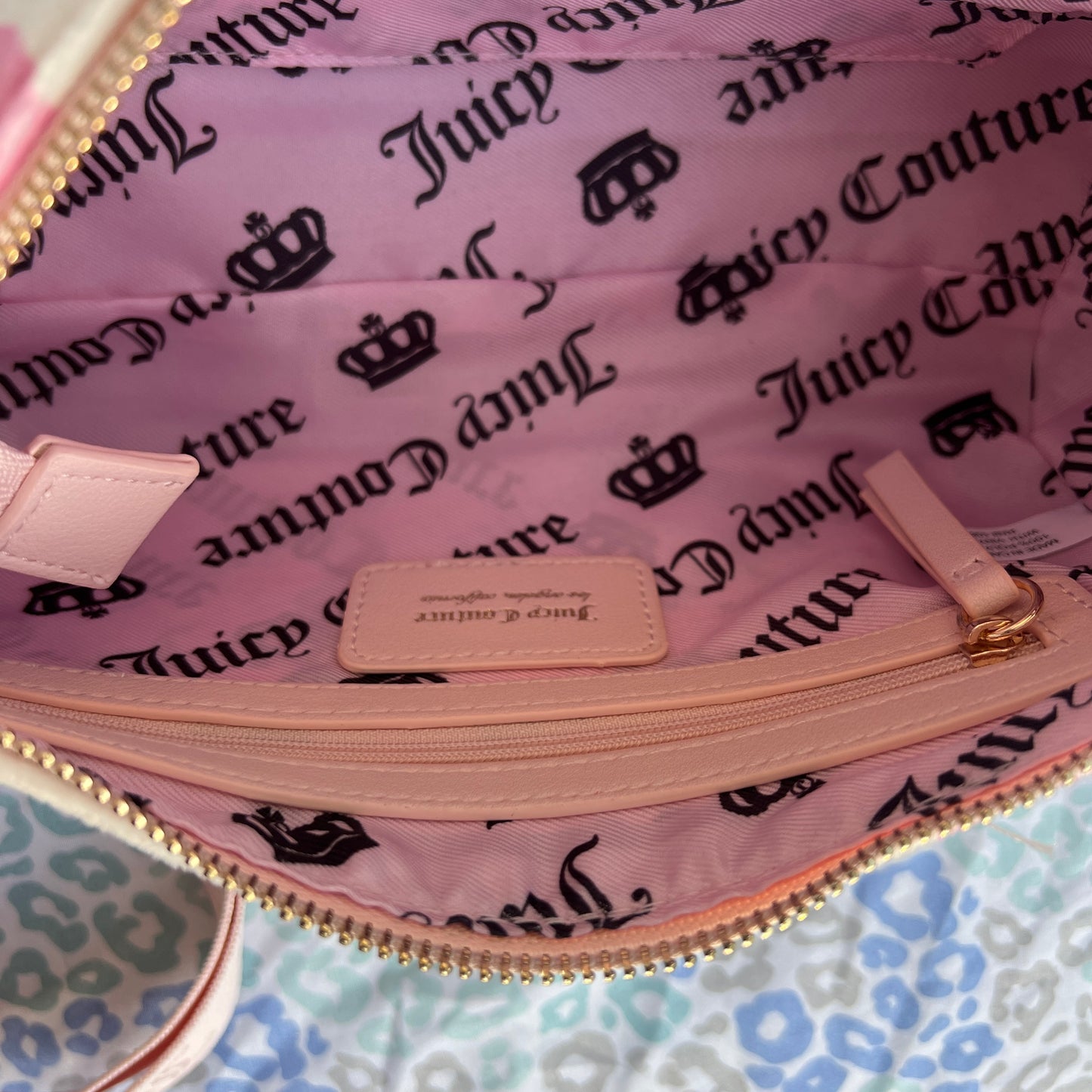 New Pink Juicy Couture Purse Crossbody Bag Cherry Satchel Gelato Handbag NWT