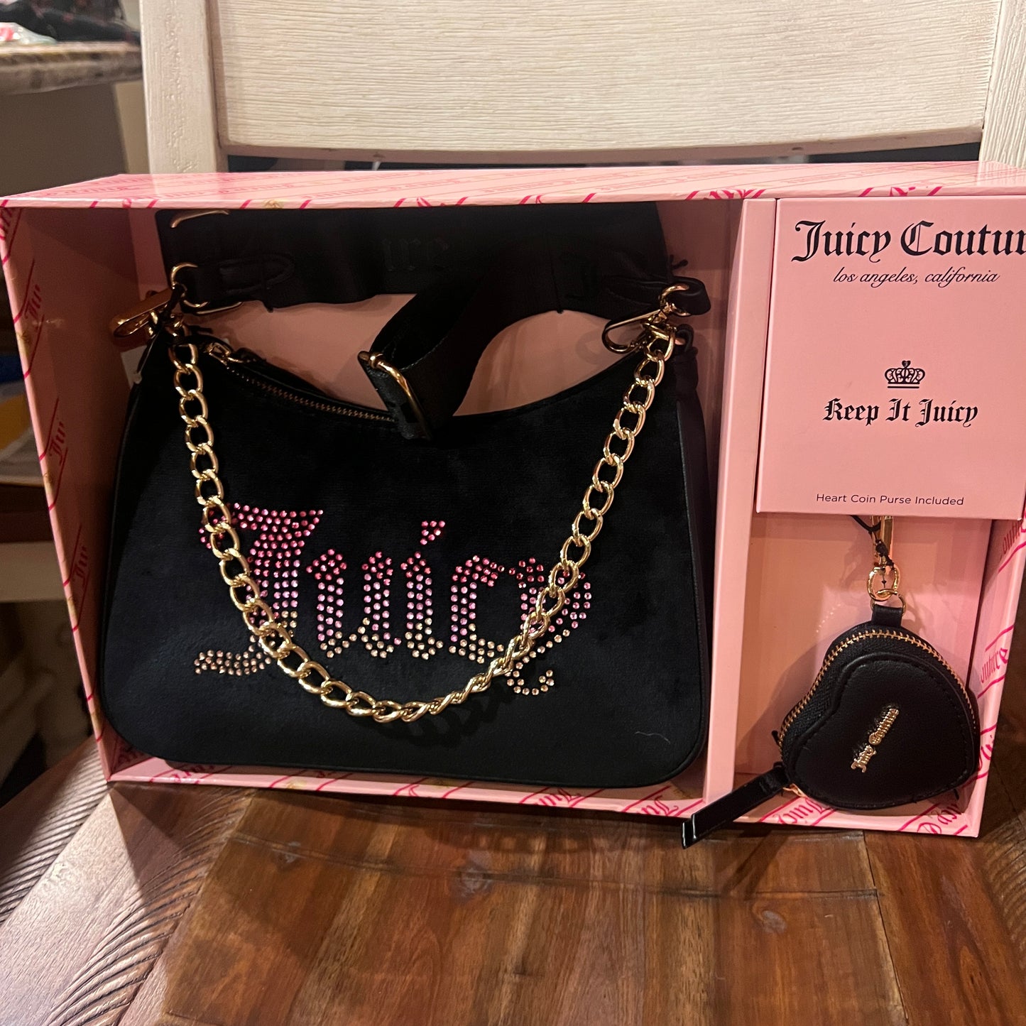 NIB NWT JUICY COUTURE BAG and COIN Purse Bag Charm