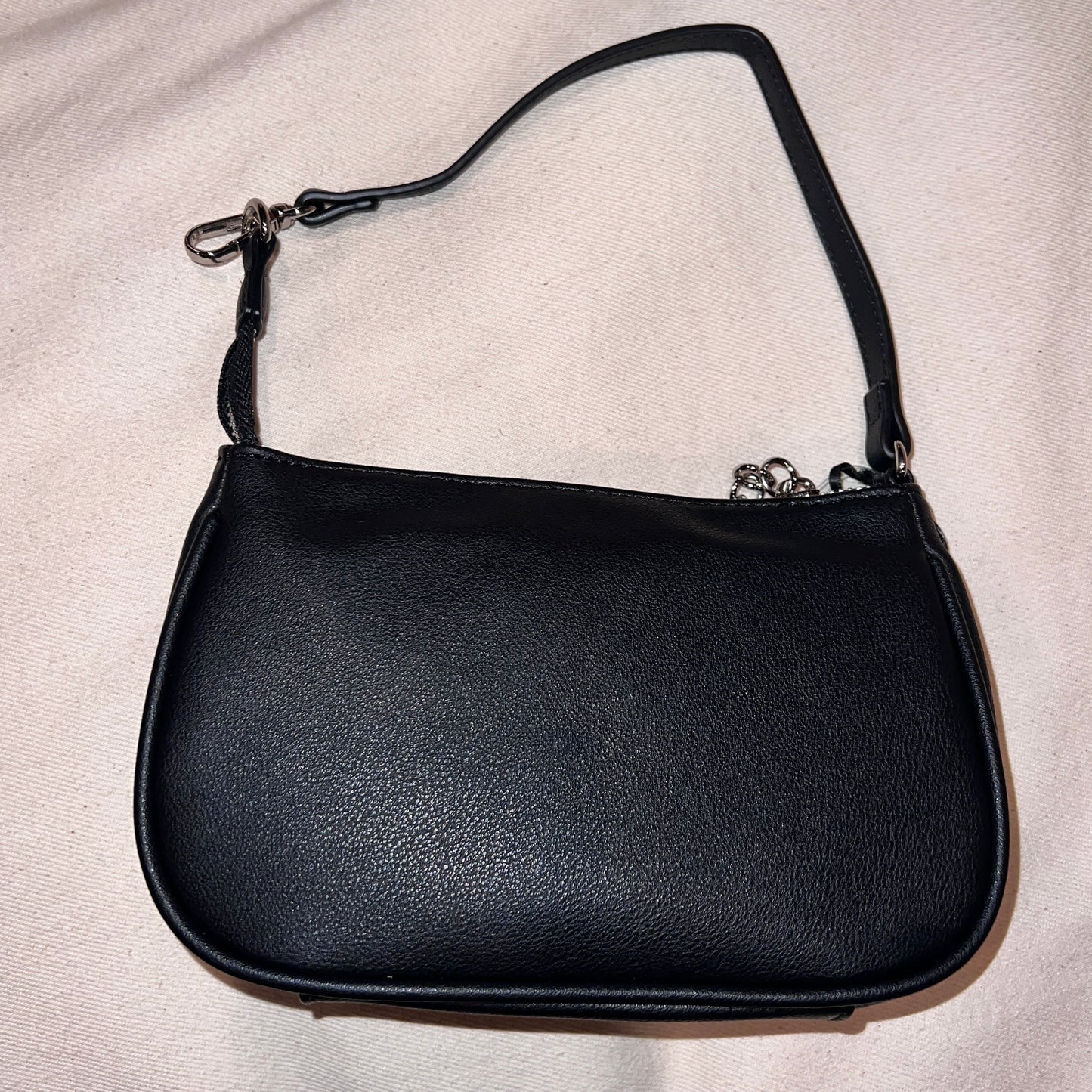 New Black Juicy Couture Purse Mini Bag Handbag Velour Y2K Clutch Couture Luxury