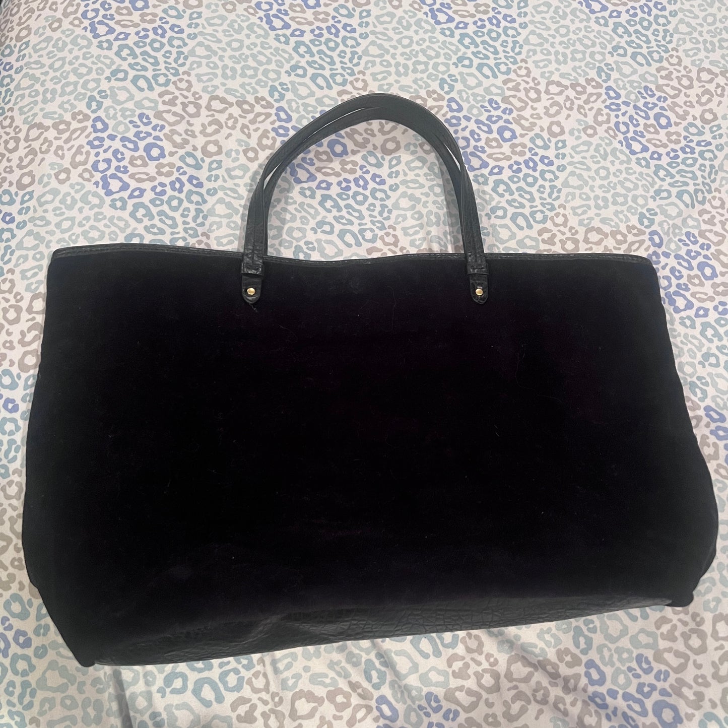Vintage Red Black Juicy Couture Tote Bag Purse Handbag Velour Scottie Dog