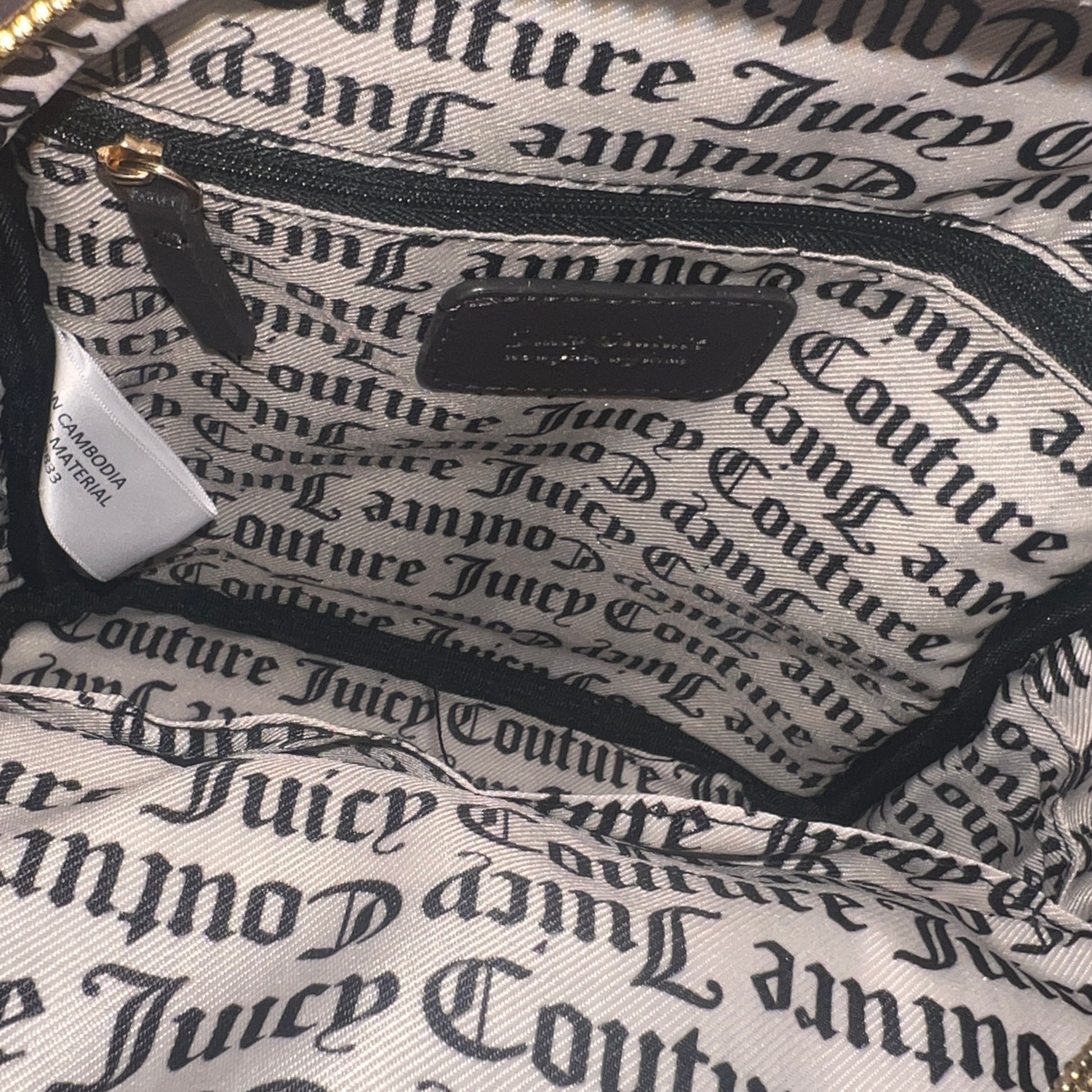 juicy couture mini backpack purse New Pink Black Juicy Couture Mini Backpack Purse Bag Velvet Royal Mome – Purse Hut