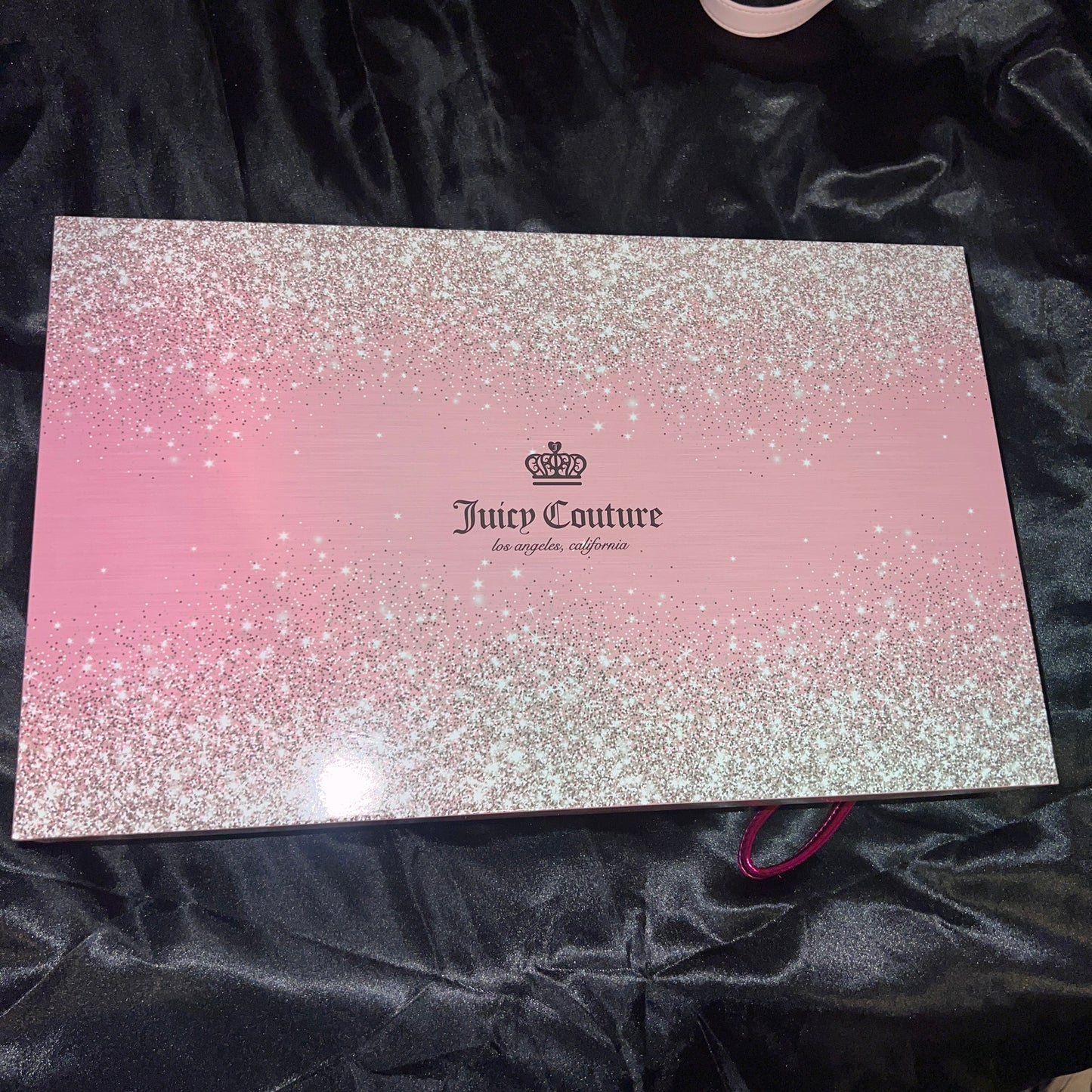 New Pink Juicy Couture Crossbody Bag Purse Handbag + Pouch + Charm Gift Set