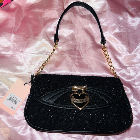 New Black Juicy Couture Shoulder Bag Purse