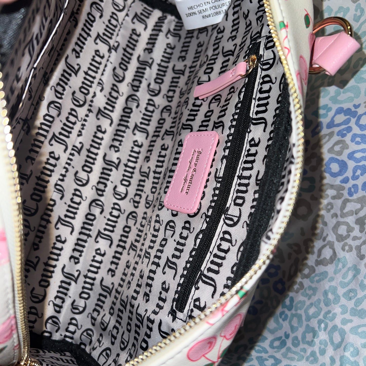 New Pink Juicy Couture Purse Cherry Girl Bag Satchel Handbag MSRP $89