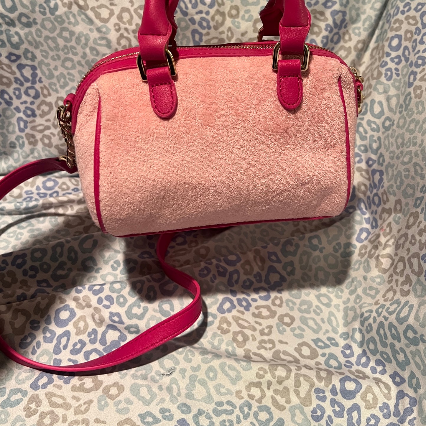 New Pink Juicy Couture Purse Crossbody Bag Sugar Rush Handbag Ice Cream Charm