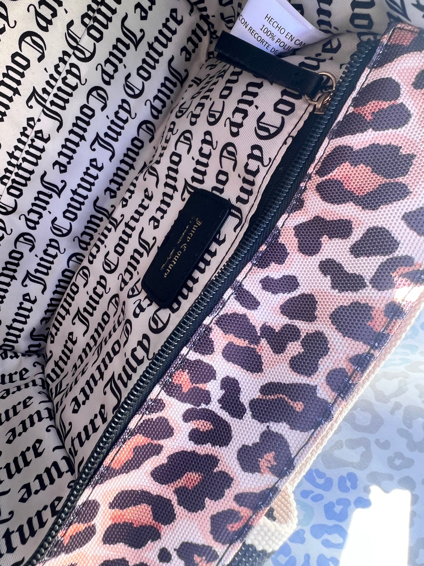New Cheetah Juicy Couture Purse Crossbody Leopard Prep School Mini Tote Bag