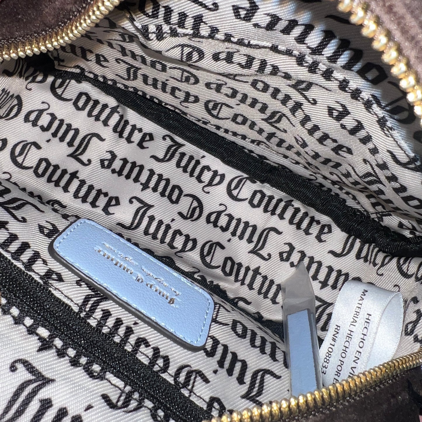 New Brown Juicy Couture Purse + Wallet Set NWT Vintage Style Luxury Crossbody