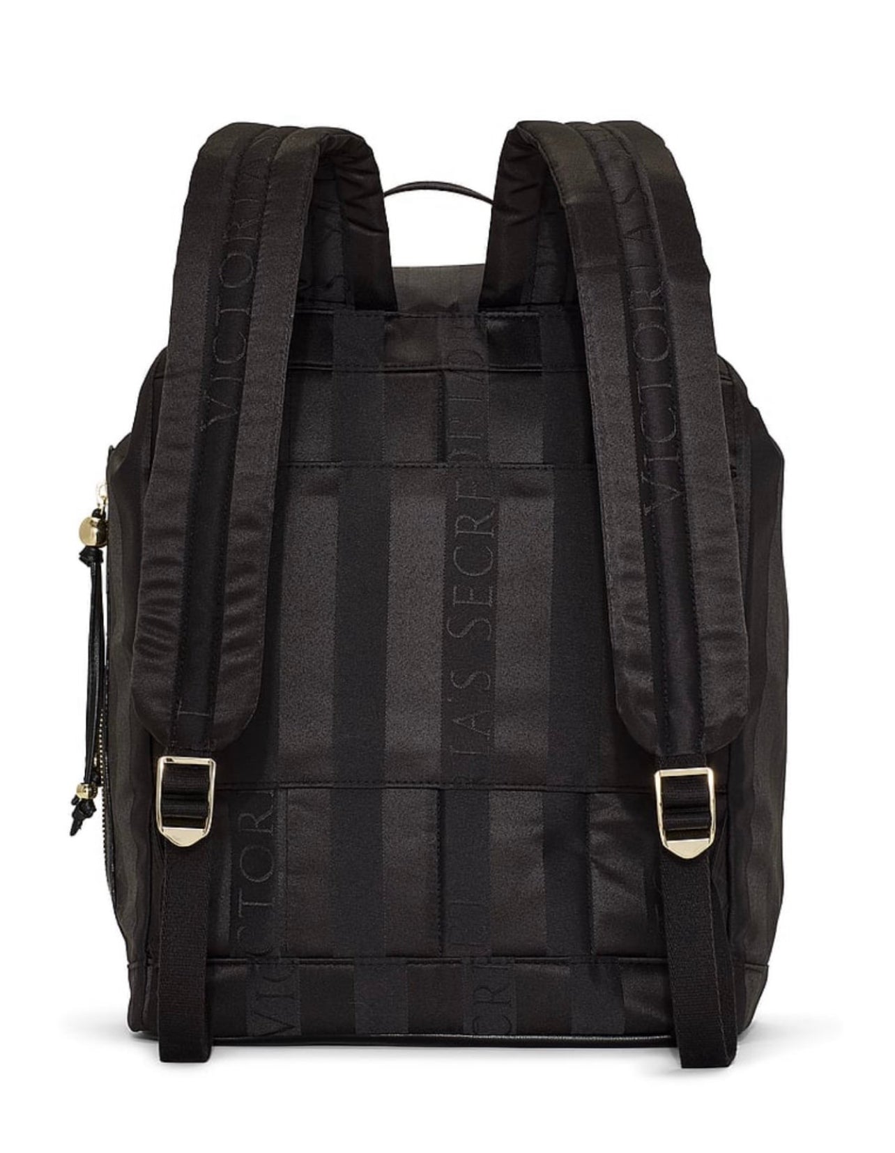 New Striped Black Victoria’s Secret Backpack Purse Bag Heritage NWT SOLD OUT