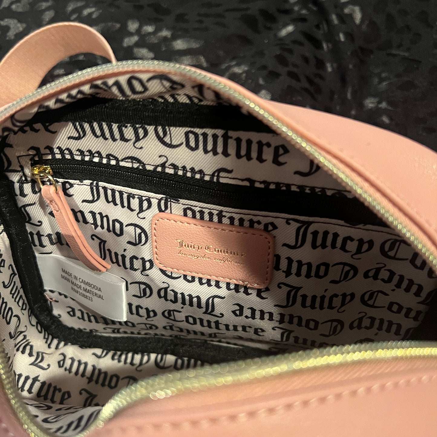 New Pink Juicy Couture Purse Handbag Bag Taffy Obsession Crossbody MSRP $79