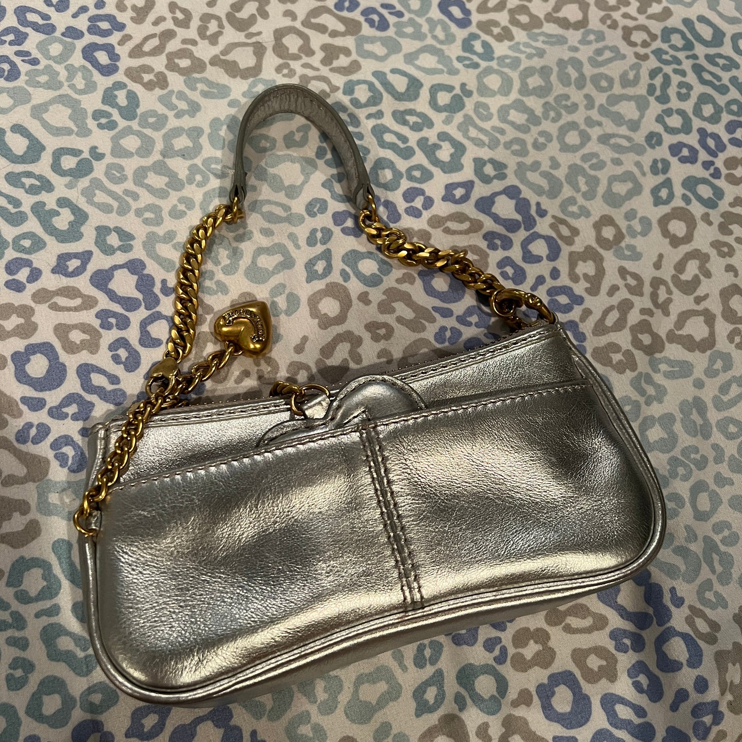 Rare Vintage Silver Juicy Couture Mini Bag Purse Handbag Y2K from 2005