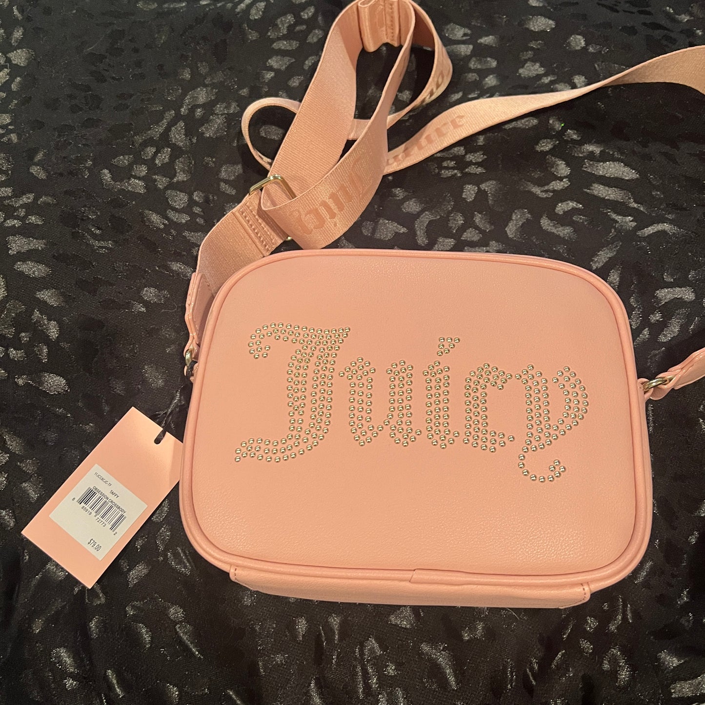 New Pink Juicy Couture Purse Handbag Bag Taffy Obsession Crossbody MSRP $79