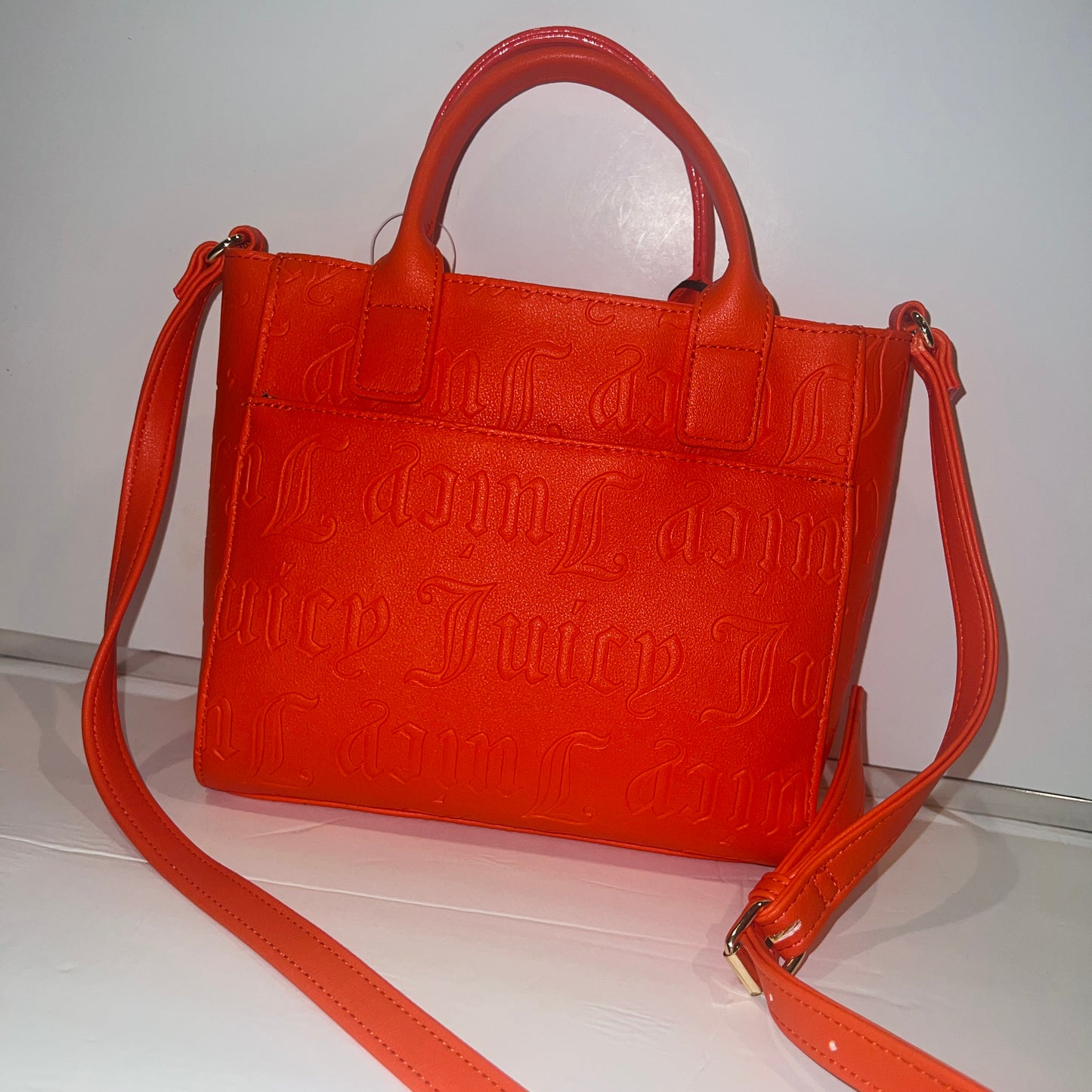 New Orange Juicy Couture Purse Crossbody Bag Change of Heart Mini Tote MSRP $99