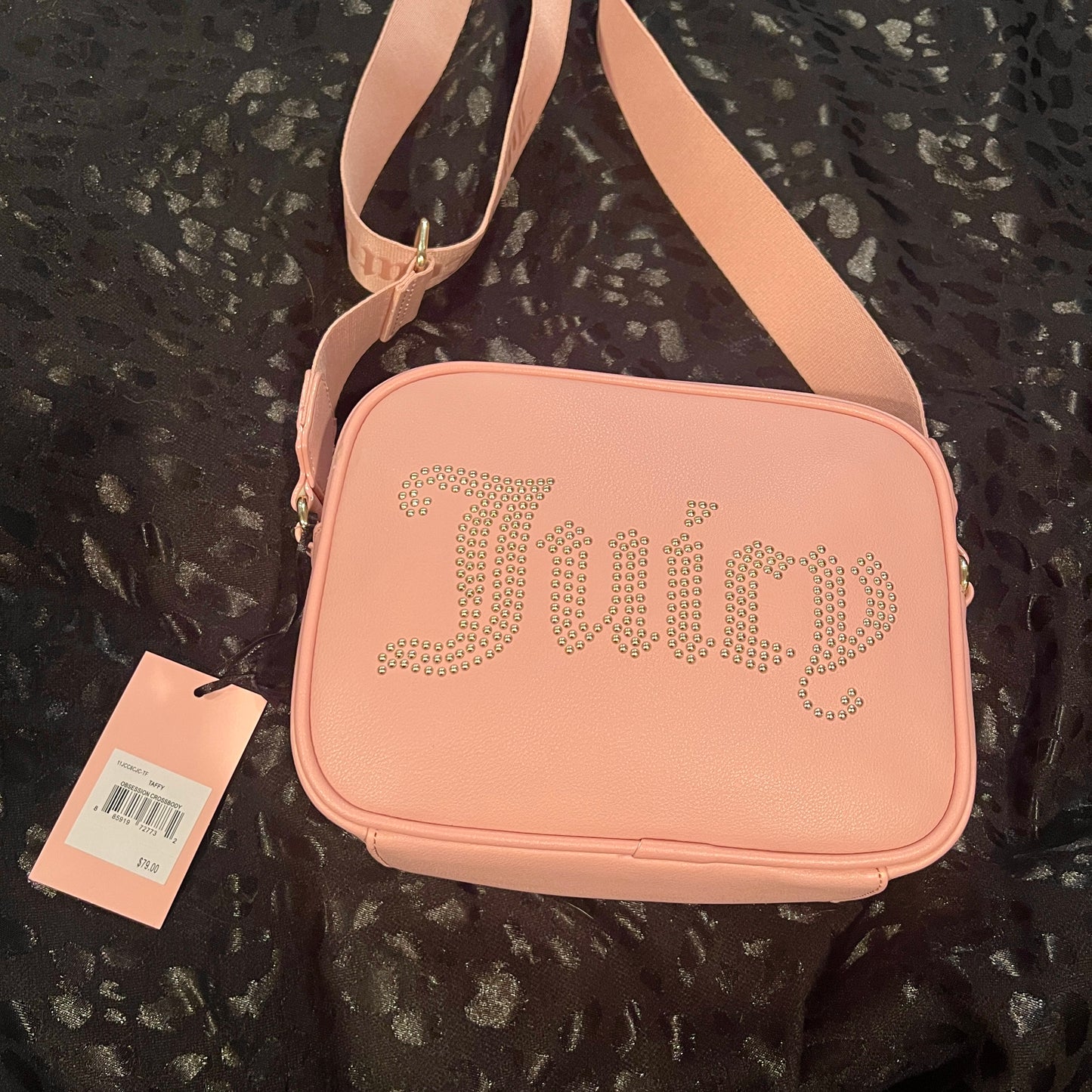 New Pink Juicy Couture Purse Handbag Bag Taffy Obsession Crossbody MSRP $79