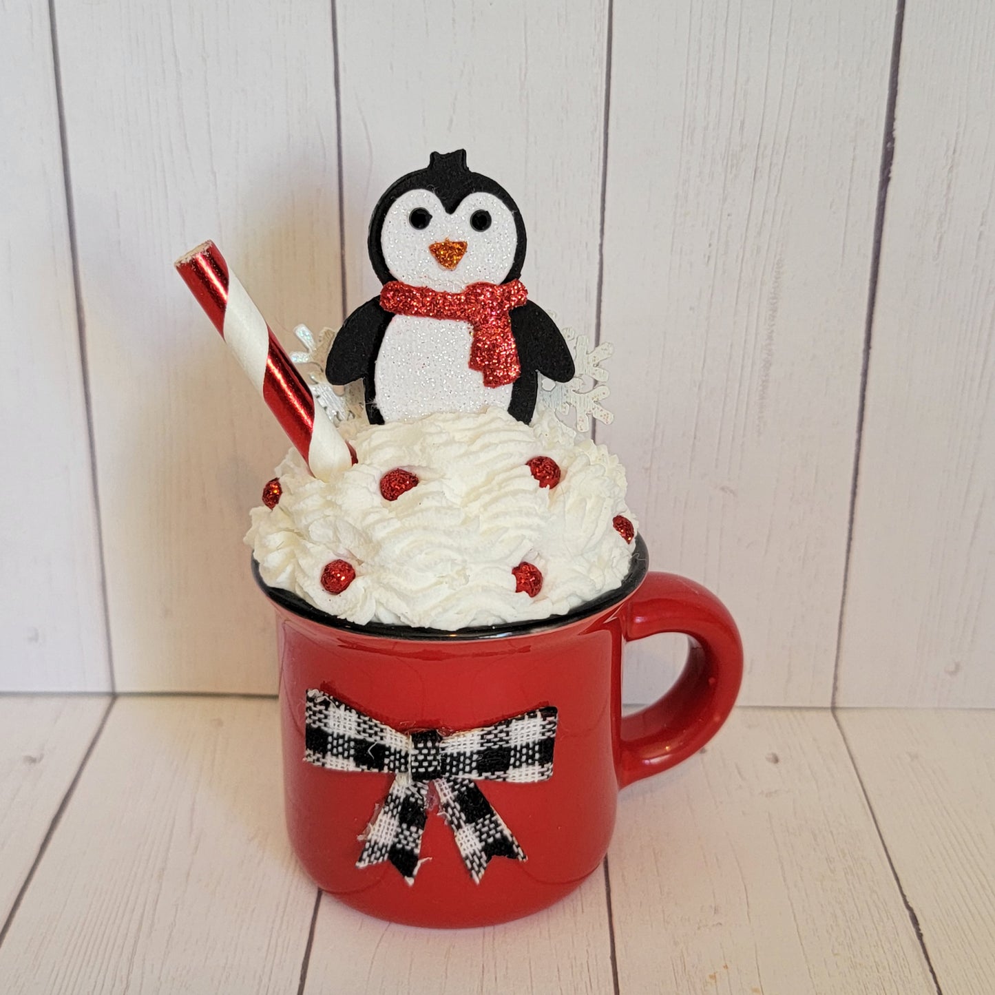 Penguin Faux Whipped Mini Mug