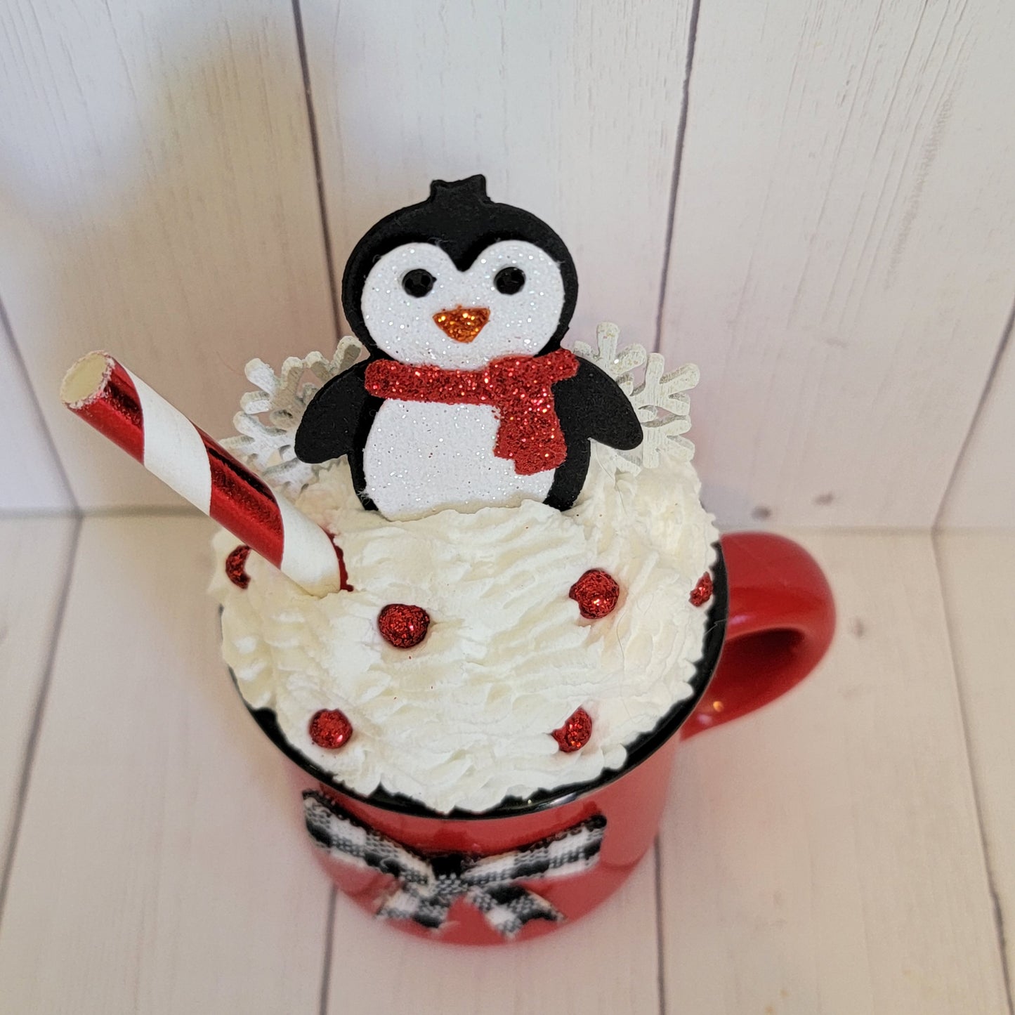 Penguin Faux Whipped Mini Mug