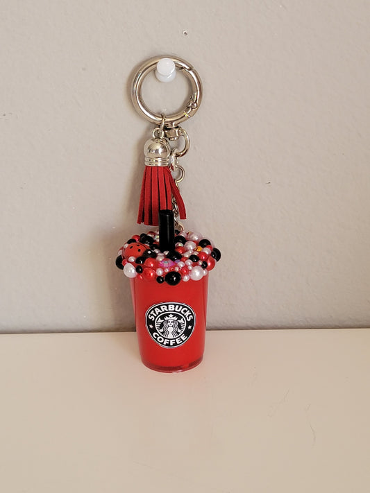 Ladybug Keychain with Starbucks Label