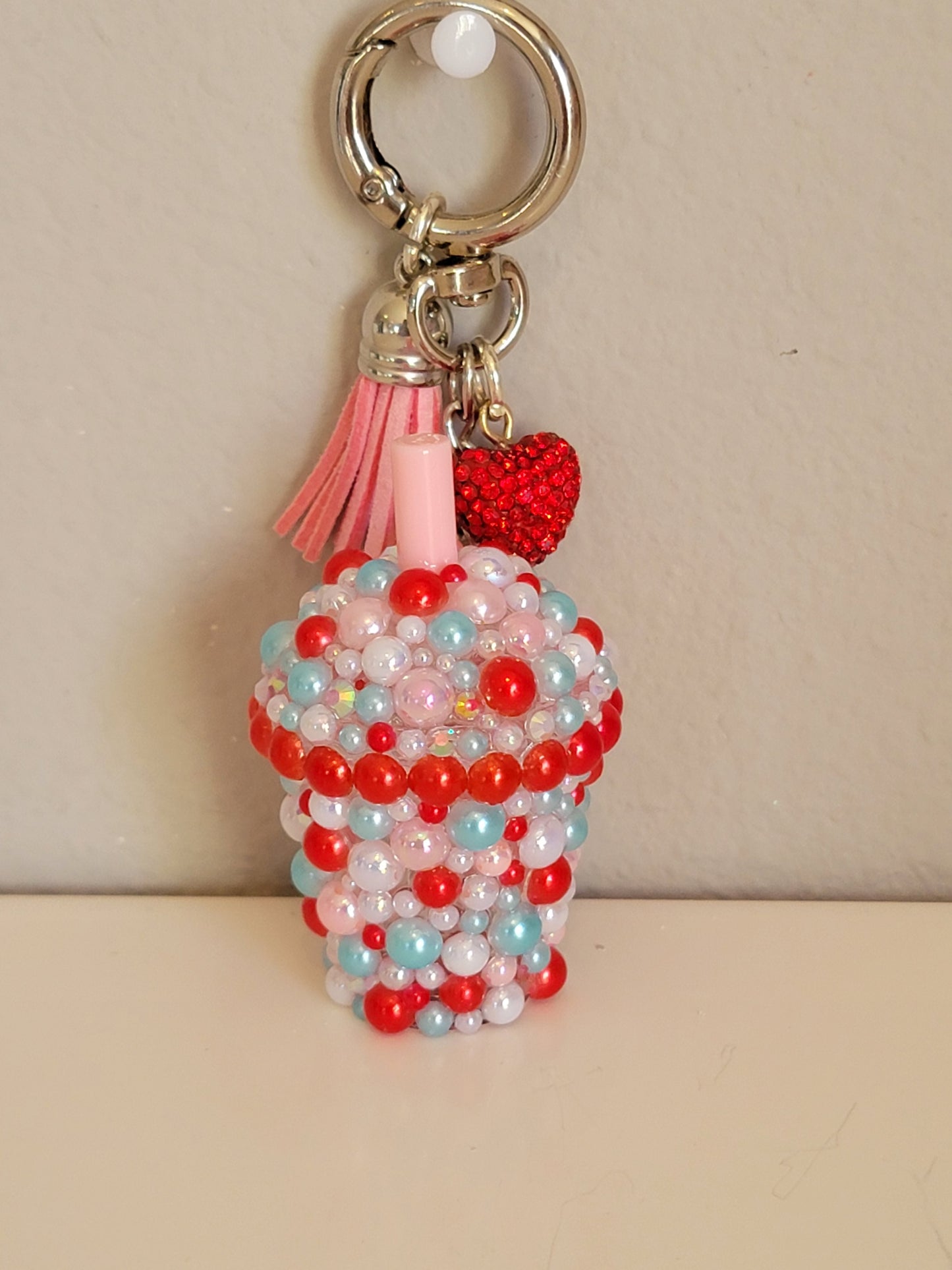 Valentine's Day Rhinestone Keychain