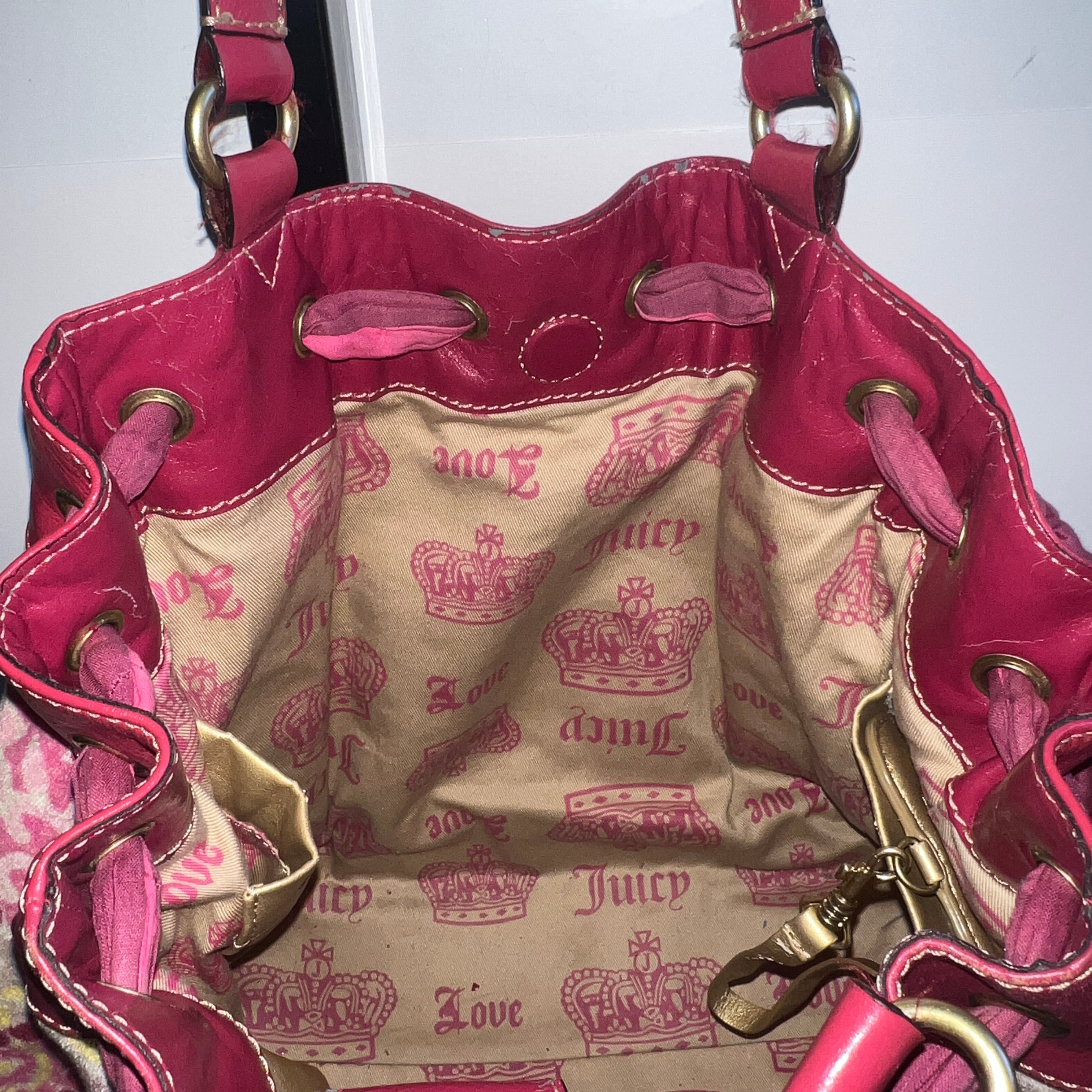 💗 Juicy Couture hot pink daydreamer bag 🌍worldwide... - Depop