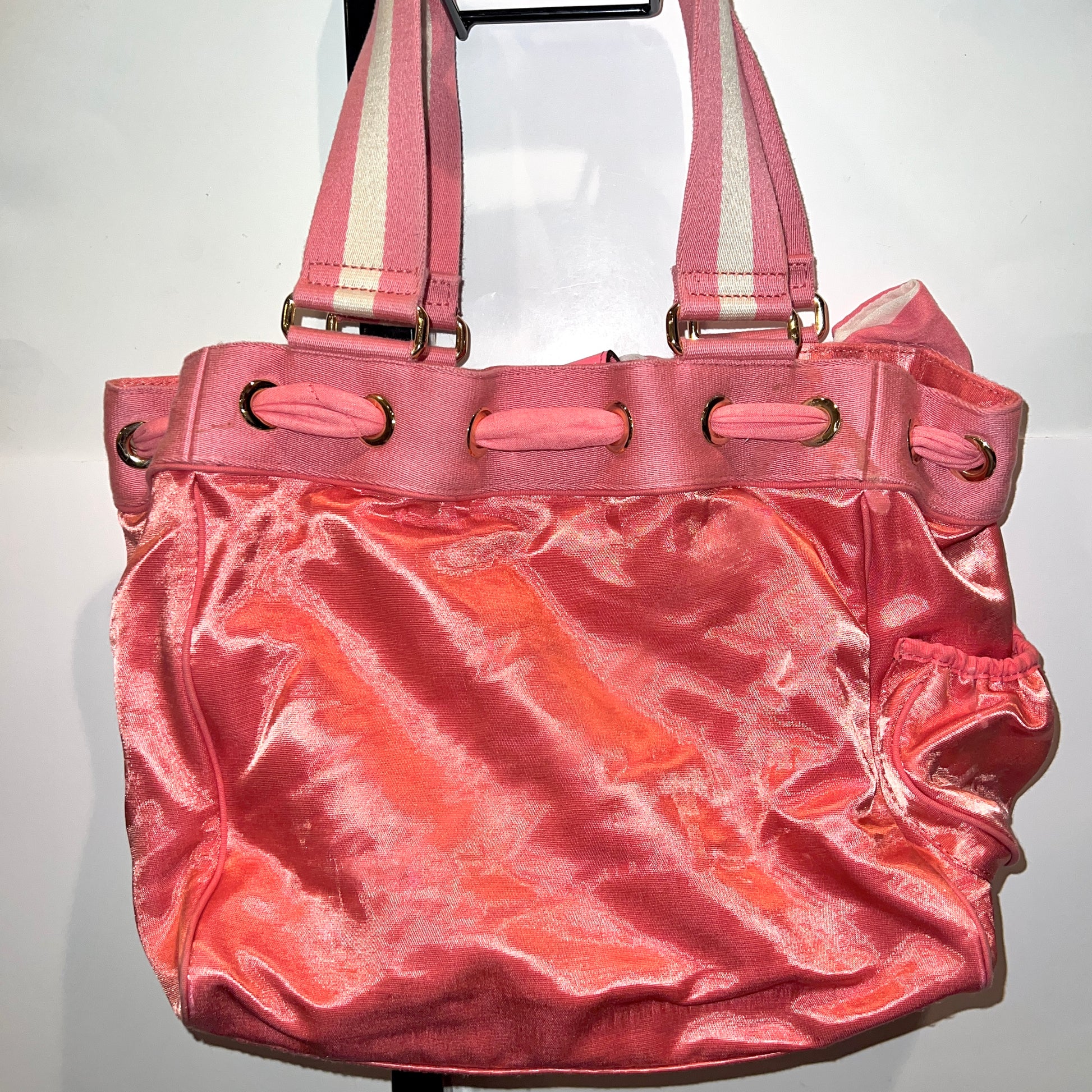 Vintage Pink Juicy Couture Purse Daydreamer Tote Bag Handbag Y2K Terry  Cloth