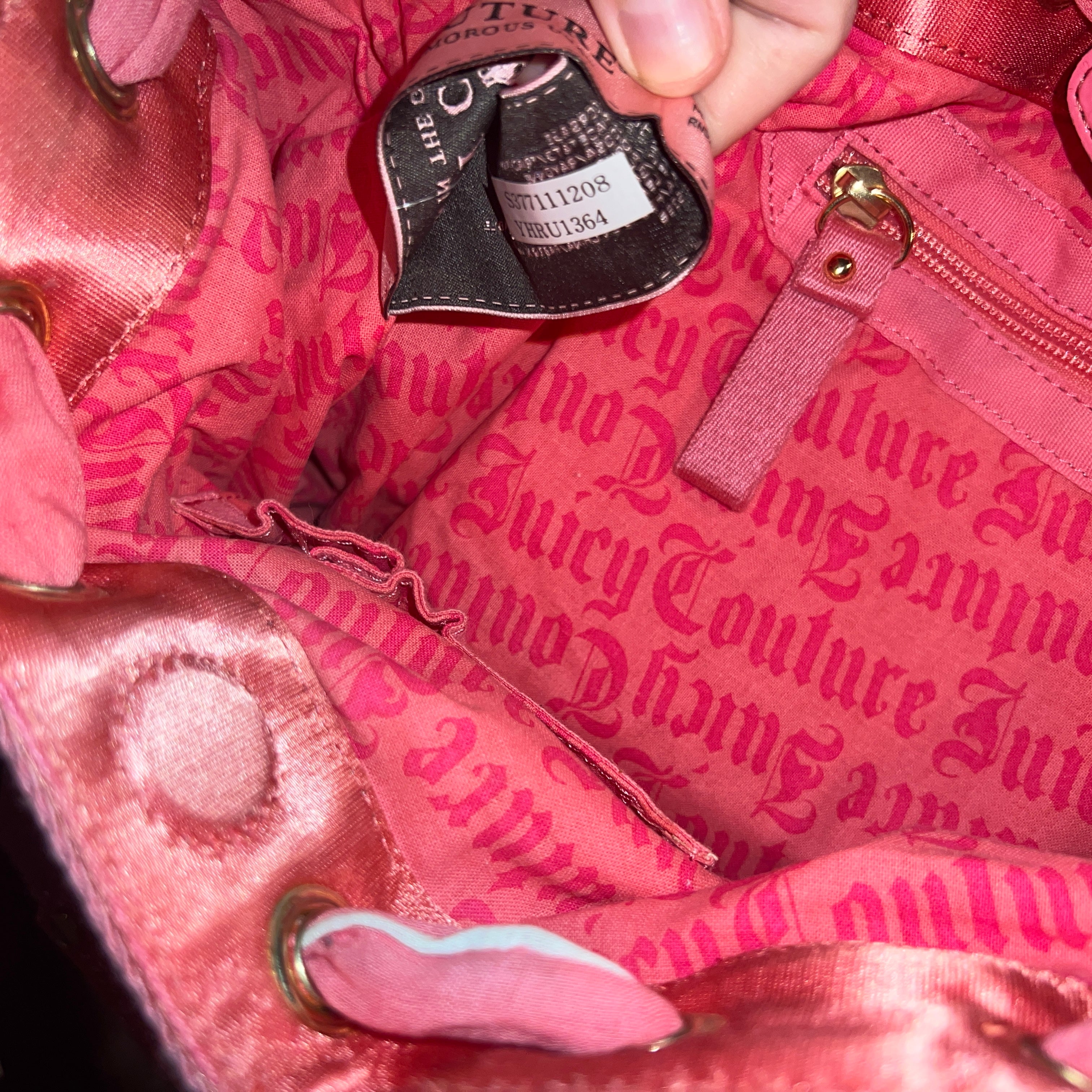 Hot Pink Leather Juicy Couture Bag Purse Day Dreamer With Matching Wallet  in 2024 | Purses and bags, Juicy couture bags, Pink leather