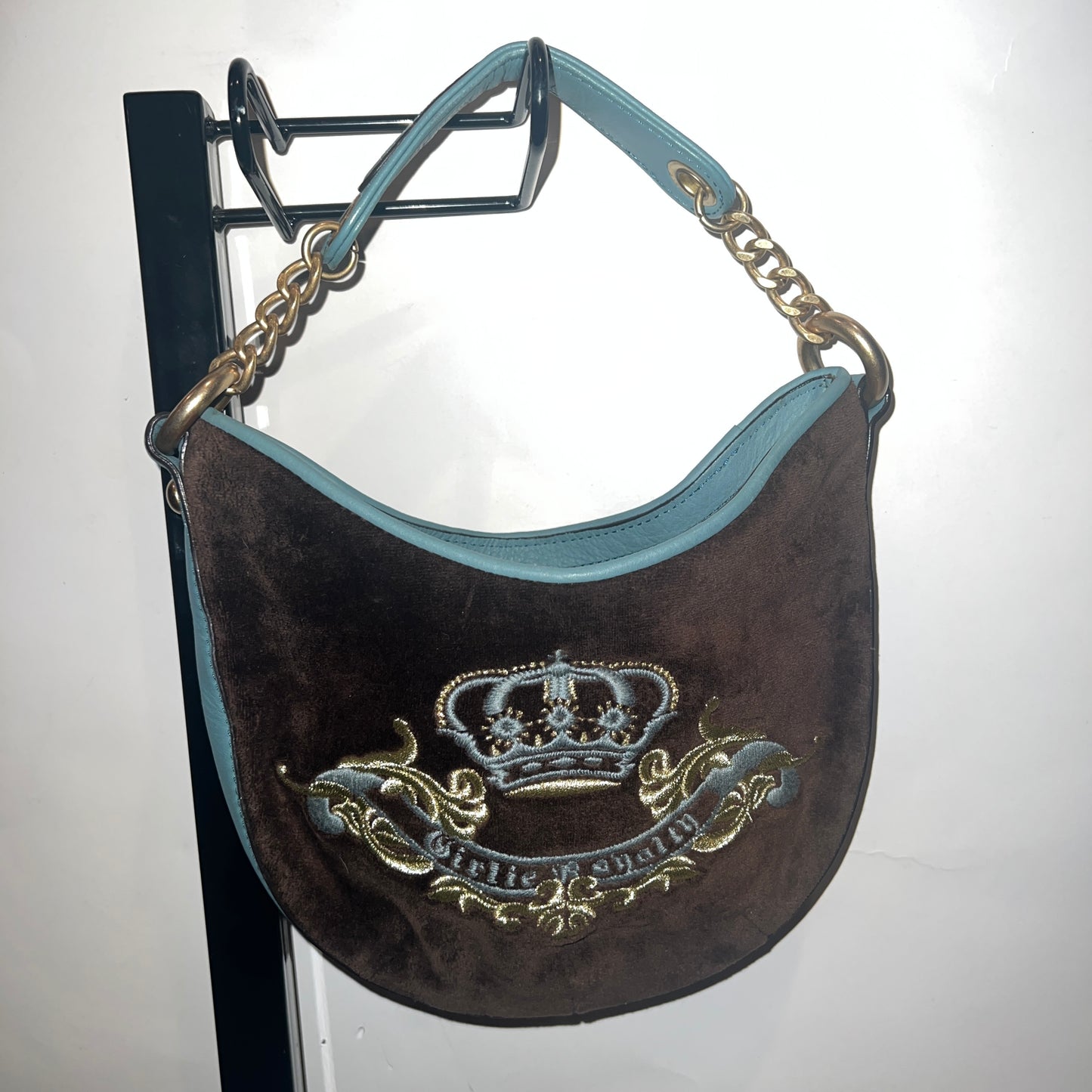 Vintage Brown Juicy Couture Purse Velour